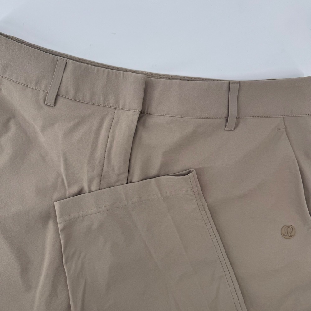 Lululemon Stretch Twill Golf Pant Trouser Women 31 Tan Khaki Stretch W5HIWR